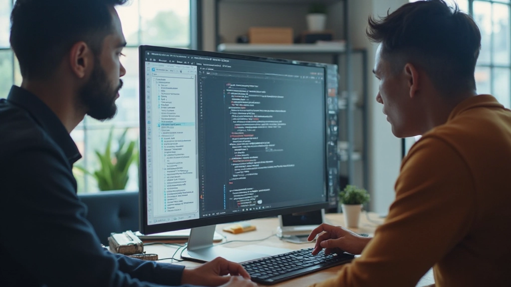 Two designers working together on Figma with real-time collaboration visible