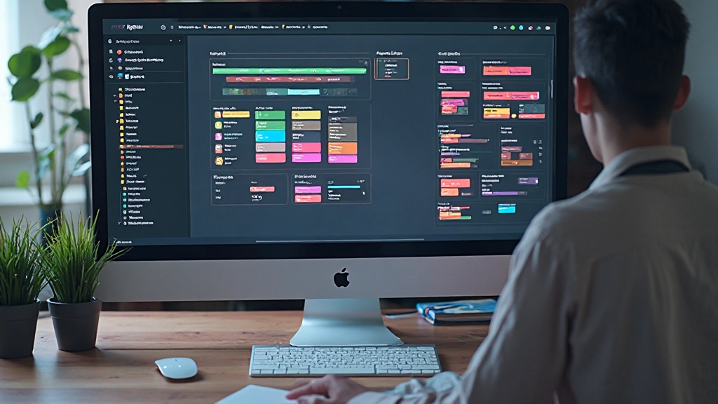UI design components in Figma workspace