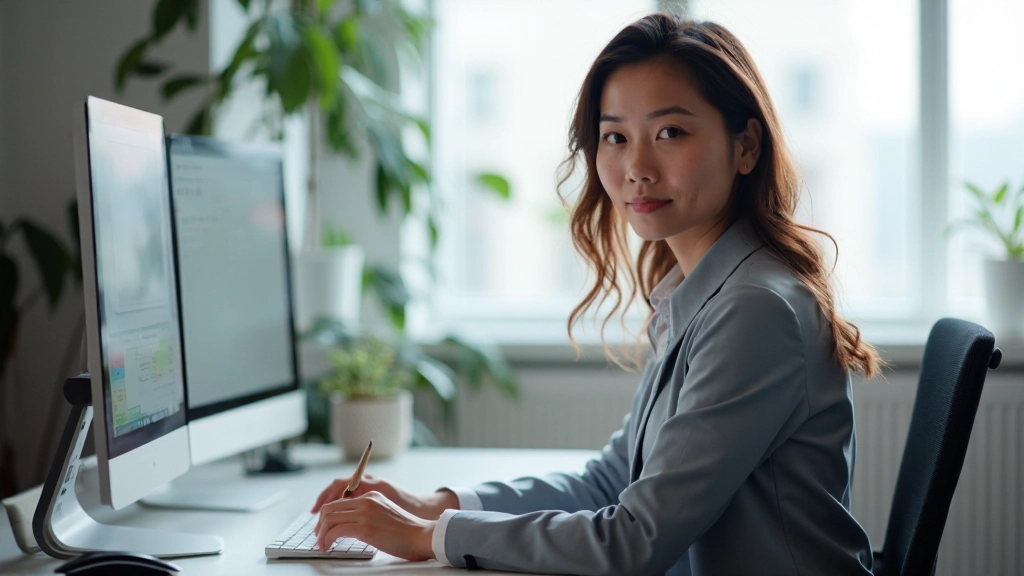 Designer working on interactive prototype in Figma with multiple artboards visible and connection lines showing user flow between screens